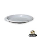 Műanyag lapostányér 23cm 20db
