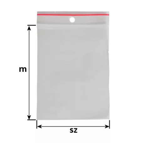 Simítózáras tasak 100db (20x30cm)