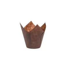 Tulipán Sütőforma - Sötétbarna, 200db