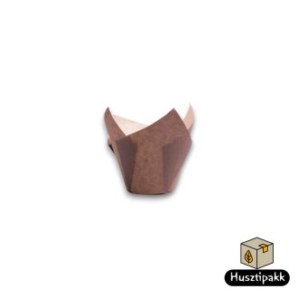 Tulipán Sütőforma - Sötétbarna, 267db Tulipán Sütőforma - Sötétbarna, 267db