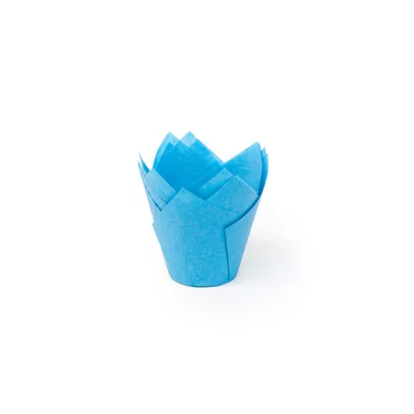 Tulipán Sütőforma - Kék, 200db