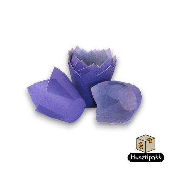 Tulipán sütőforma - Lila, 160x50mm 200db Tulipán sütőforma - Lila, 160x50mm 200db