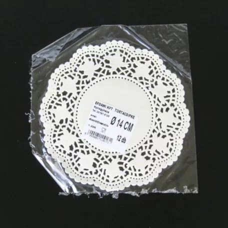Tortacsipke - Fehér, 14cm 12db