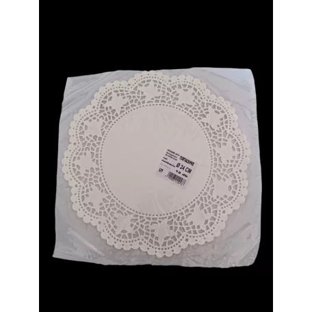 Tortacsipke - Fehér, 24cm 12db