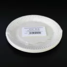 Papírtányér lapos fehér 18cm 20db