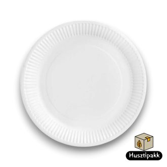 Papírtányér lapos 23cm 20db