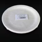 Papírtányér lapos fehér 23cm 20db