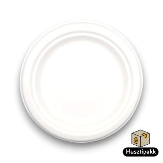 Cukornád tányér lapos  22cm 125db