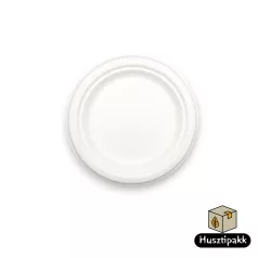 Cukornád tányér lapos  17cm 50db