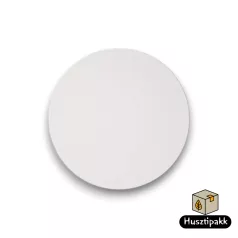 Tortadob - Fehér, cirádás 25cm