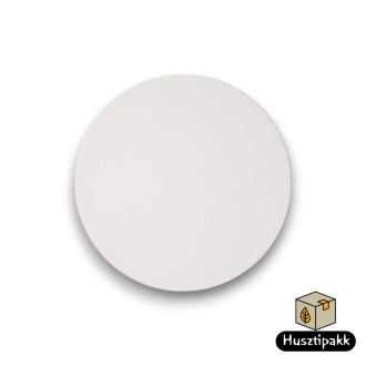 Tortadob - Fehér, cirádás 25cm