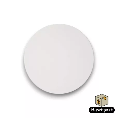 Tortadob - Fehér, cirádás 25cm