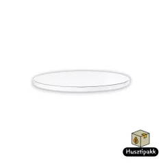 Tortadob - Fehér, cirádás 30cm
