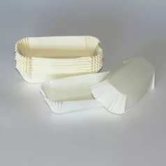   Desszert kapszli Krém színű, téglalap alakú 85x30x25mm 100db