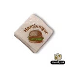 Hamburger tasak, papír 16x16cm 500db