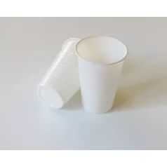Műanyag Pohár, 2dl FEHÉR 100db