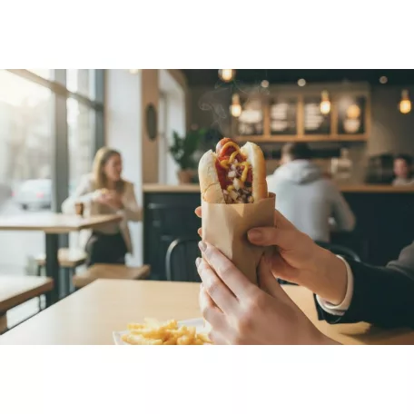 Hotdog tasak, papír 18,5x9cm 200db