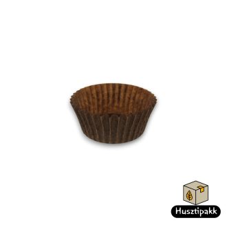 Bonbon kapszli - Sötétbarna, 29x16 100db