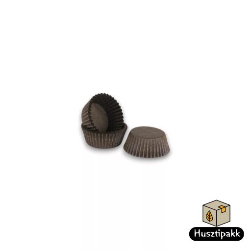 Bonbon kapszli - Sötétbarna, 29x16 650db