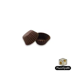 Bonbon kapszli, MINI - Sötétbarna 20x17mm ECOPACK 765db