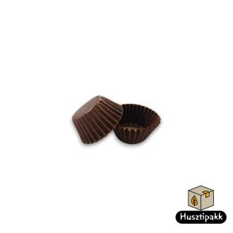 Bonbon kapszli,MINI - Sötétbarna 20x17 mm 765db