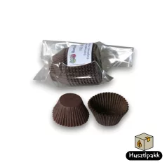 Bonbon kapszli, MINI - Sötétbarna 20x17mm ECOPACK 765db