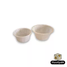 Muffin Sütőforma, Kicsi - Fehér, 50x32mm 100db