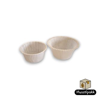 Muffin Sütőforma, Kicsi - Fehér, 50x32mm 100db