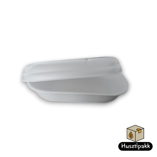 Habkonténer tetővel 750ml