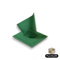  Textilhatású szalvéta, Tendance - Sötétzöld (21-82), 38x38cm 50db