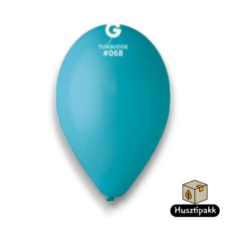 Latex lufi - Türkiz, 26cm 100db (#068)