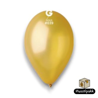 Latex lufi - Arany, 26cm 100db (GM90/039)