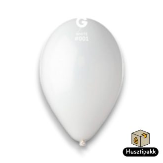 Latex lufi - Fehér, 26cm 100db (001)
