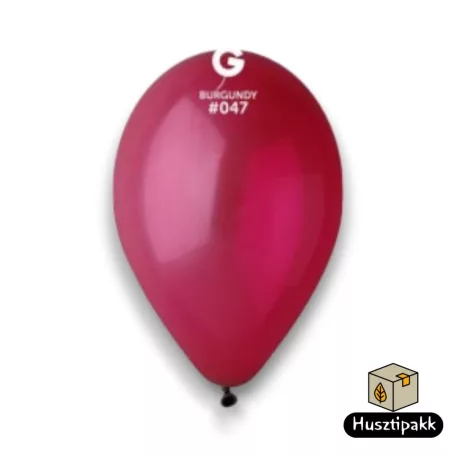 Latex lufi - Bordó 26cm 100db (G90/047)