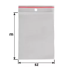 Simítózáras tasak 100db (10x8cm) - Kifutó
