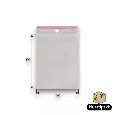 Simítózáras tasak 100db (22x22cm) - Kifutó