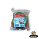 Muffin Sütőforma - Zöld kockás, 50x25mm 60db