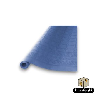 Papírterítő, damaszt hatású, kék 1,2x6m