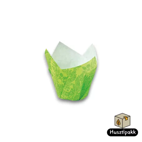 Tulipán Sütőforma - Demmler Zöld, 160x50mm 125db