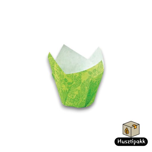 Tulipán Sütőforma - Demmler Zöld, 160x50mm 125db