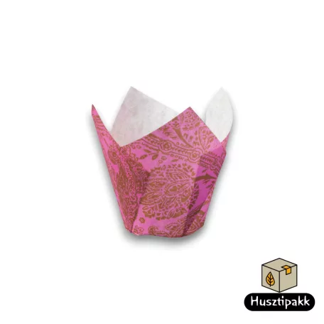 Tulipán Sütőforma - Demmler Pink, 160x50mm 125db