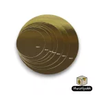 Arany-Fekete tortaalátét 16cm