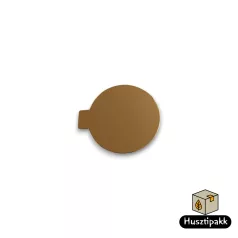 Arany desszert alátét, füllel, 8cm