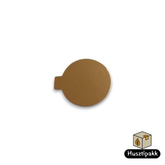Arany desszert alátét, füllel, 8cm