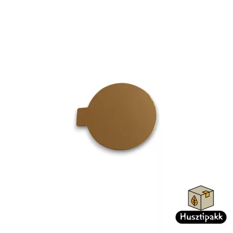 Arany desszert alátét, füllel, 8cm