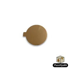 Arany desszert alátét, füllel, 10cm