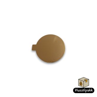 Arany desszert alátét, füllel, 10cm