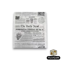 Tálcapapír French Fries in NY felirat fehér 28x17cm 500db