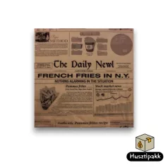 Tálcapapír French Fries in NY felirat barna 30x35cm 500db