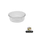 Átlátszó kerek tálka, 150ml 50db